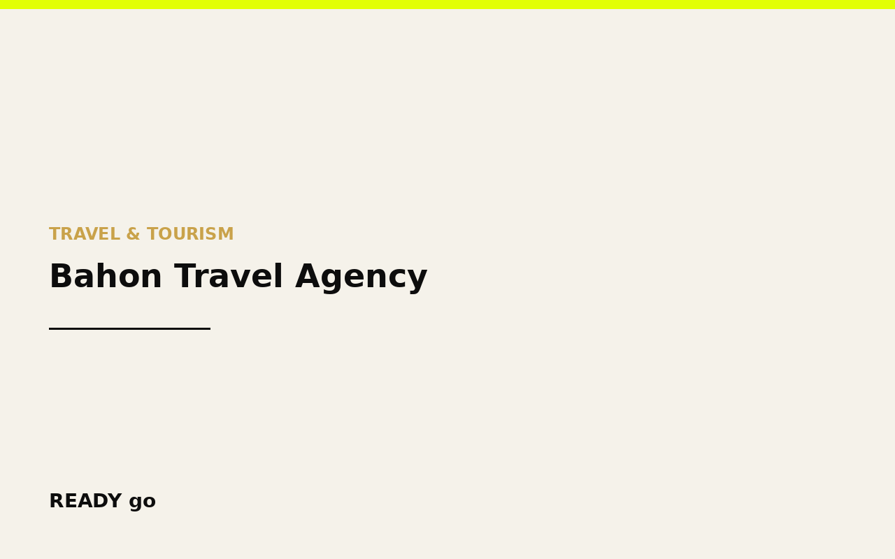 Bahon Travel Agency