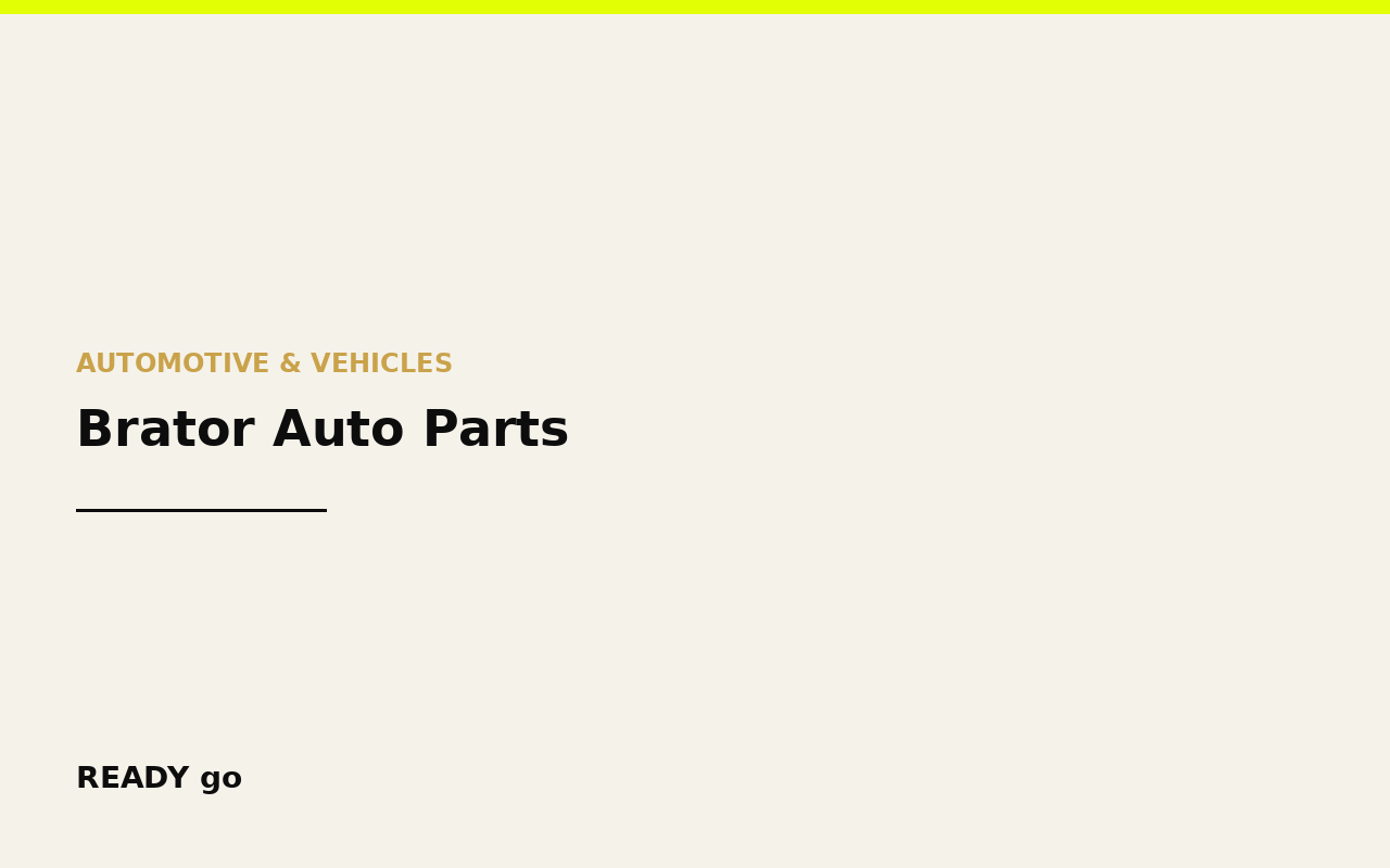 Brator Auto Parts