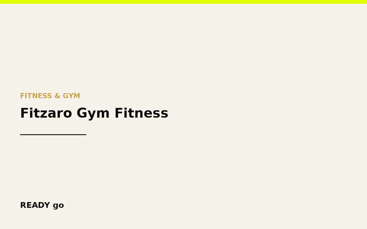 Fitzaro Gym Fitness