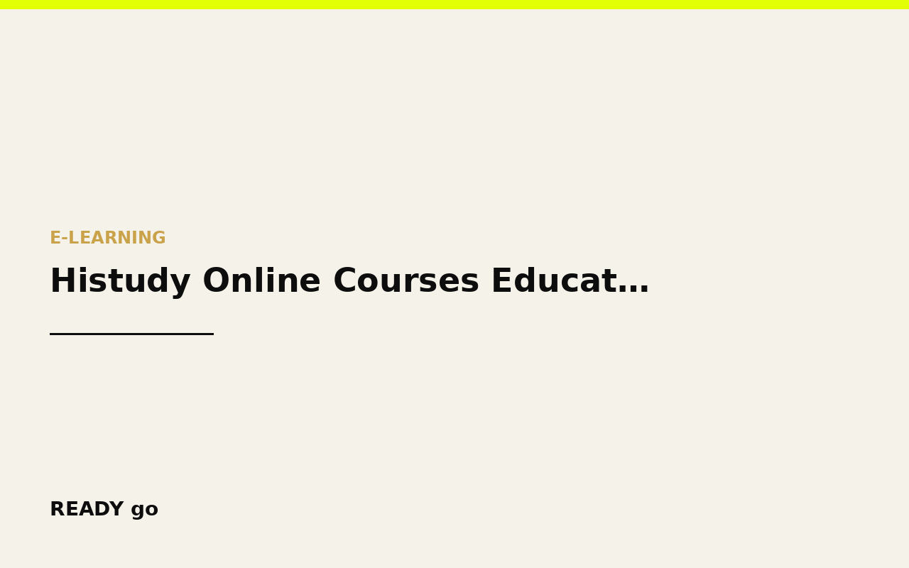 Histudy Online Courses Education (Flask)