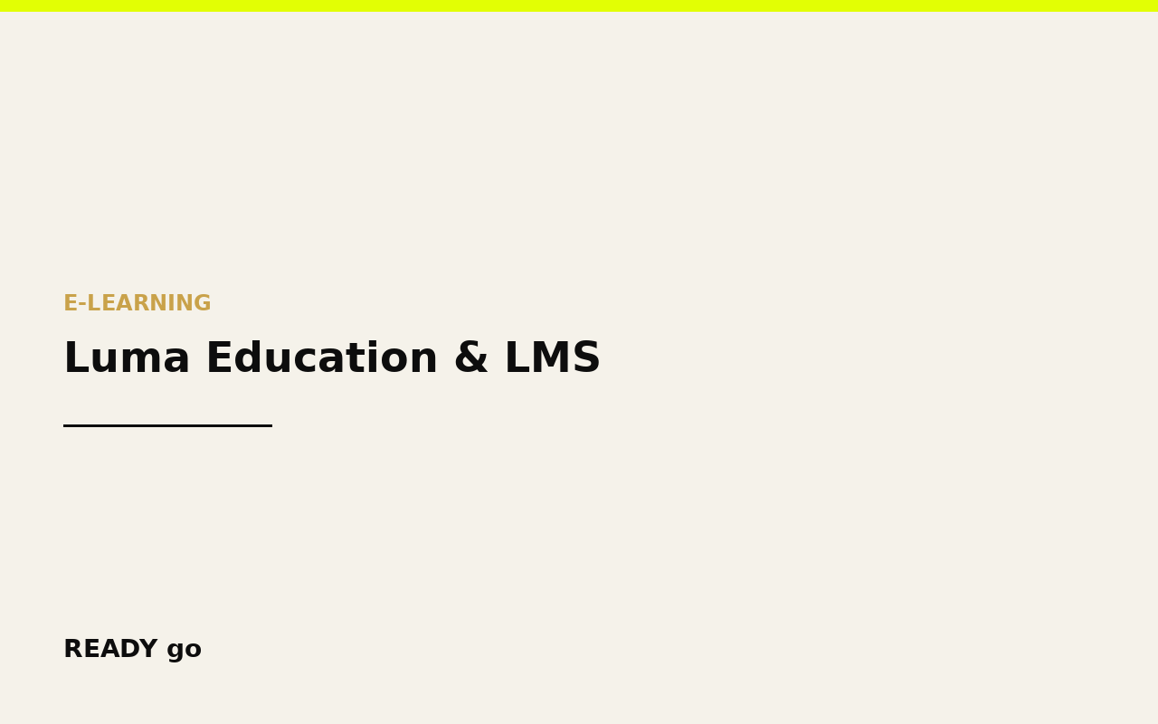 Luma Education & LMS