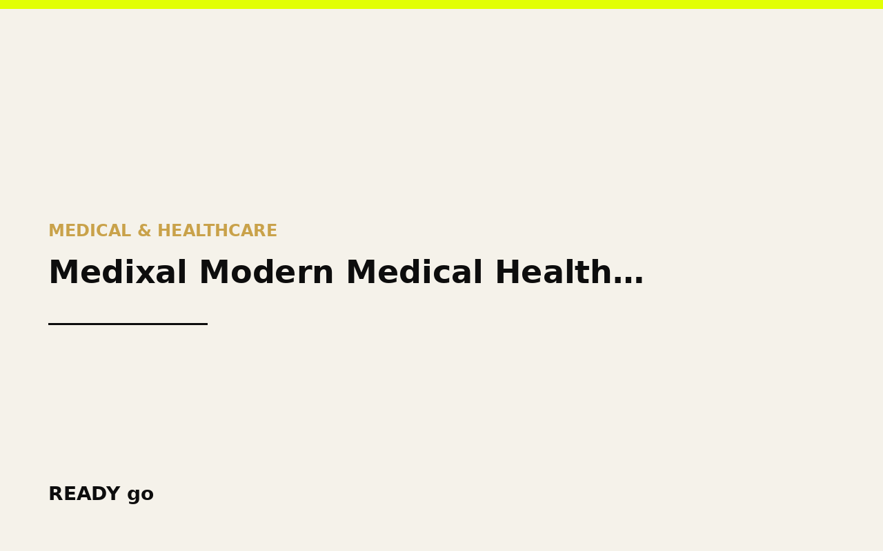 Medixal Modern Medical Healthcare