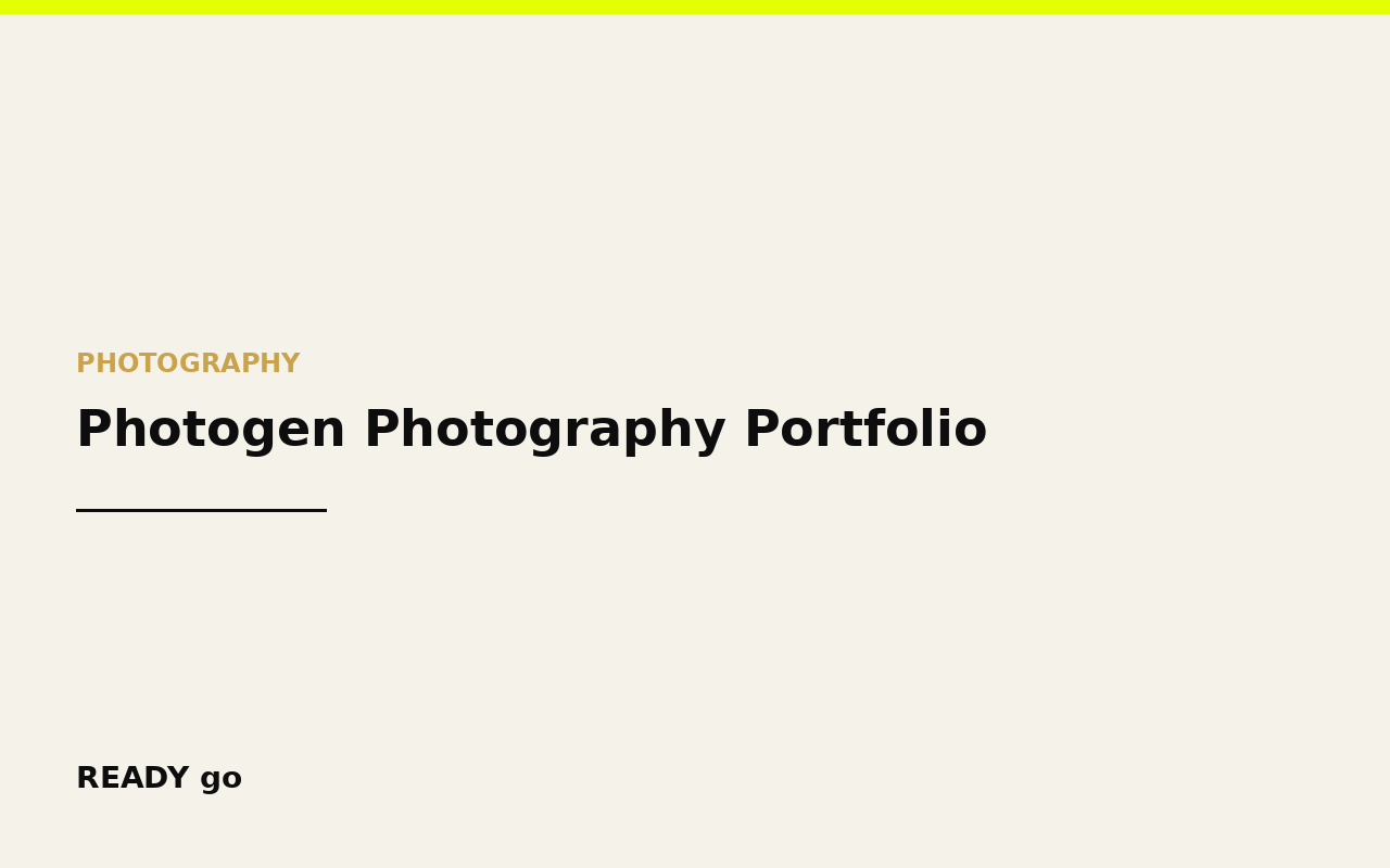 Photogen Photography Portfolio