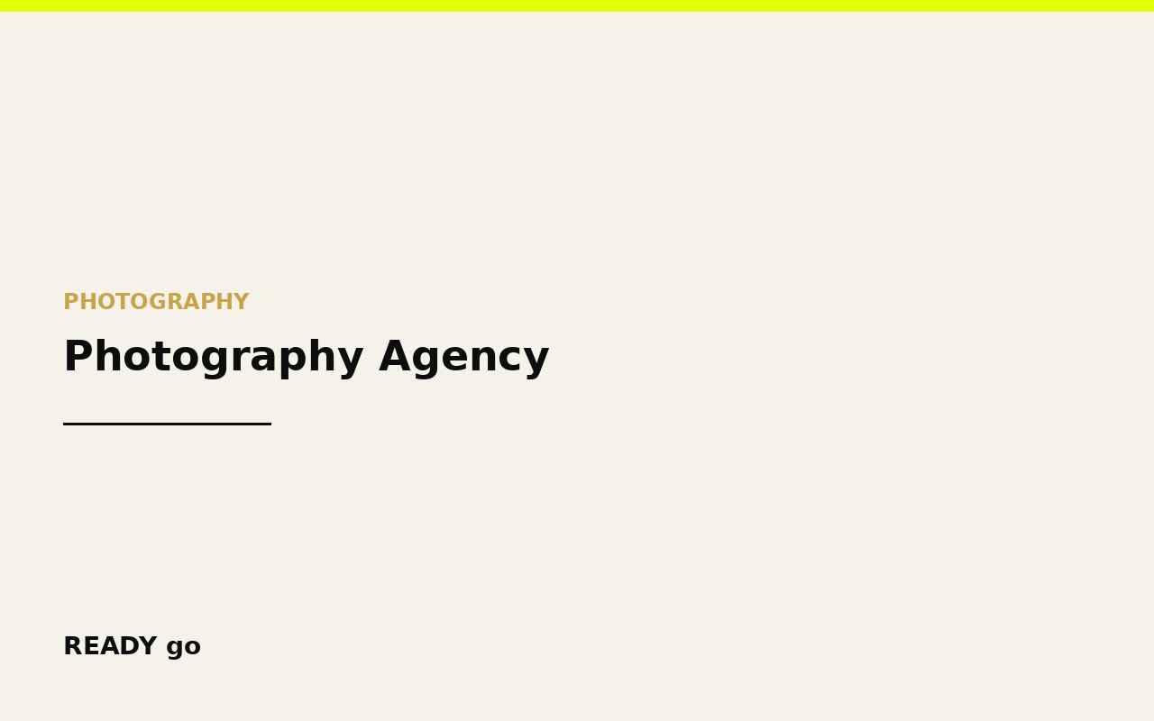Photography Agency